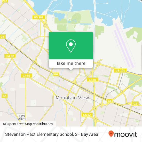 Stevenson Pact Elementary School map