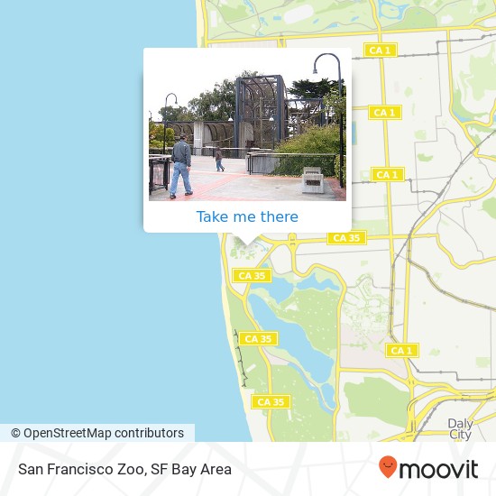 San Francisco Zoo map