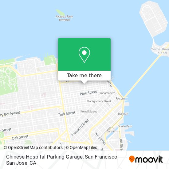 Chinese Hospital Parking Garage map