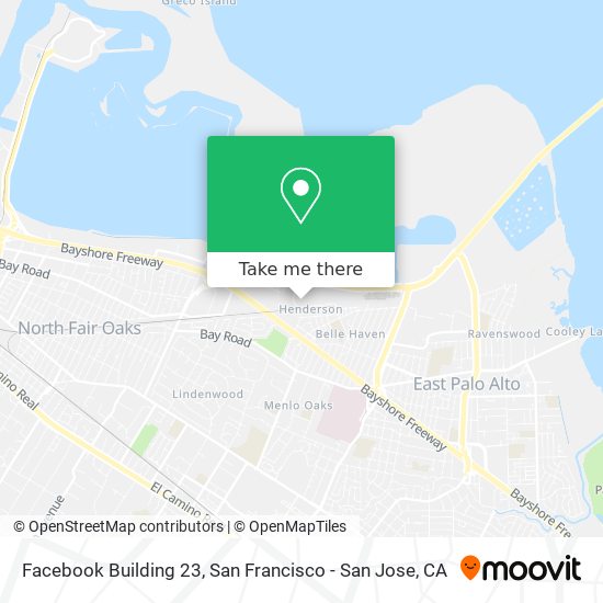 Facebook Building 23 map