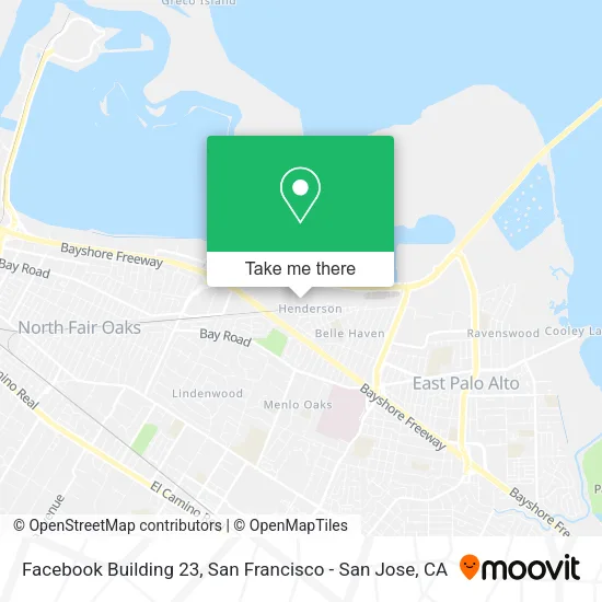 Facebook Building 23 map