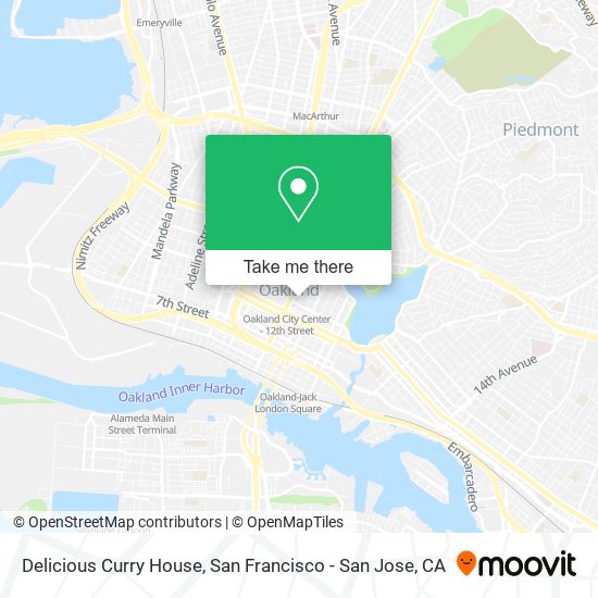 Mapa de Delicious Curry House