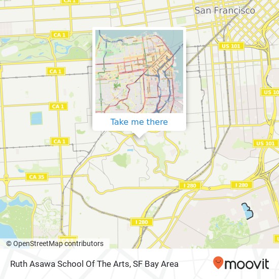 Ruth Asawa School Of The Arts map