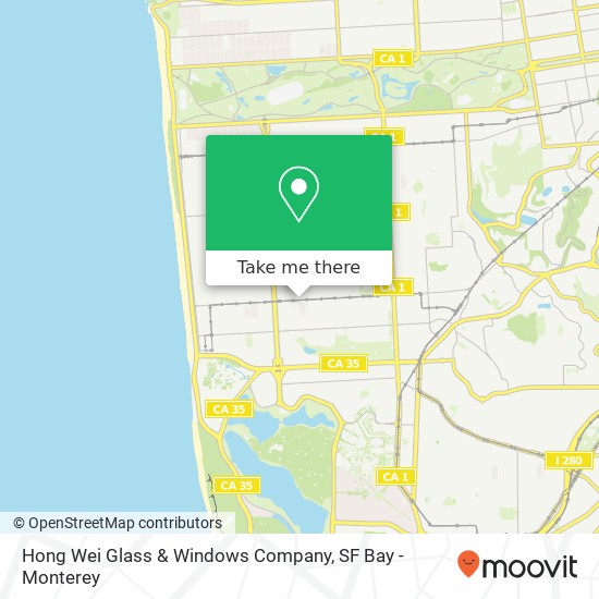 Hong Wei Glass & Windows Company map