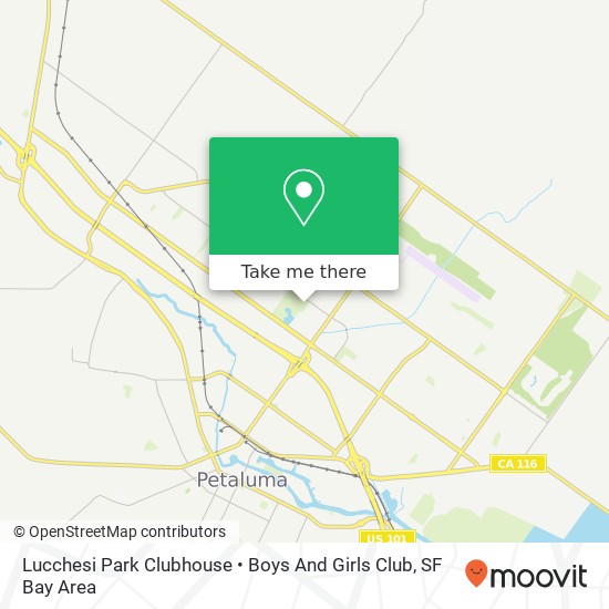 Mapa de Lucchesi Park Clubhouse • Boys And Girls Club