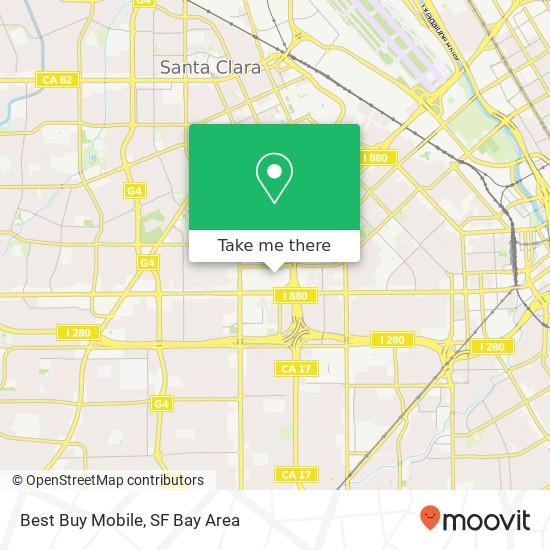 Mapa de Best Buy Mobile