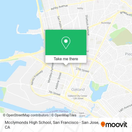 Mcclymonds High School map