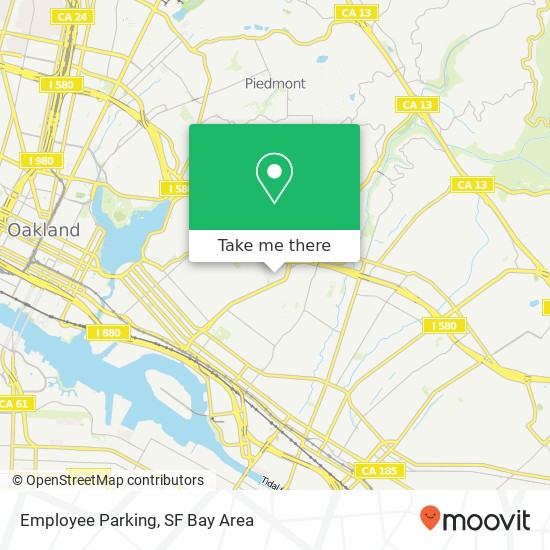 Mapa de Employee Parking