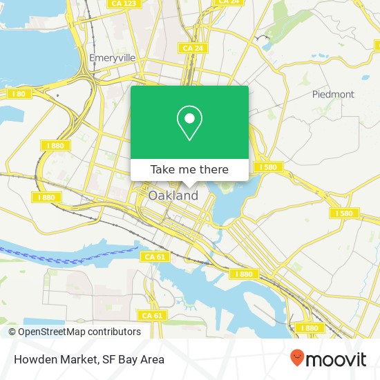 Howden Market map