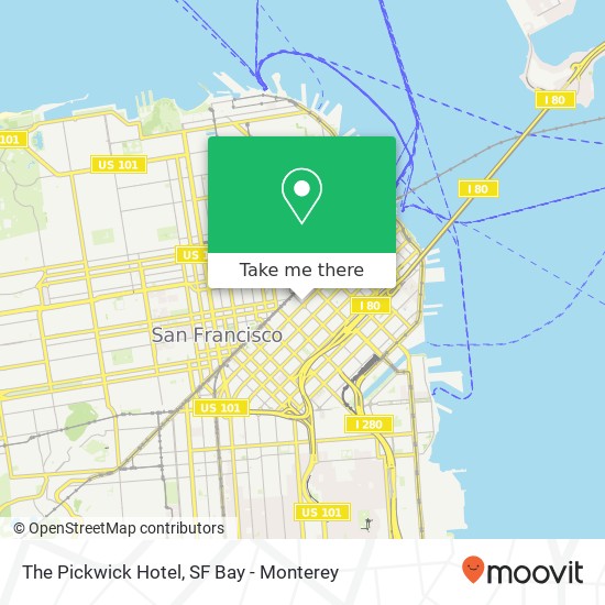 Mapa de The Pickwick Hotel