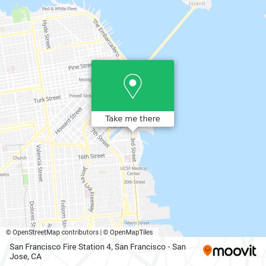 San Francisco Fire Station 4 map