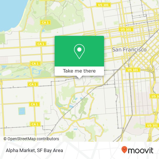 Mapa de Alpha Market