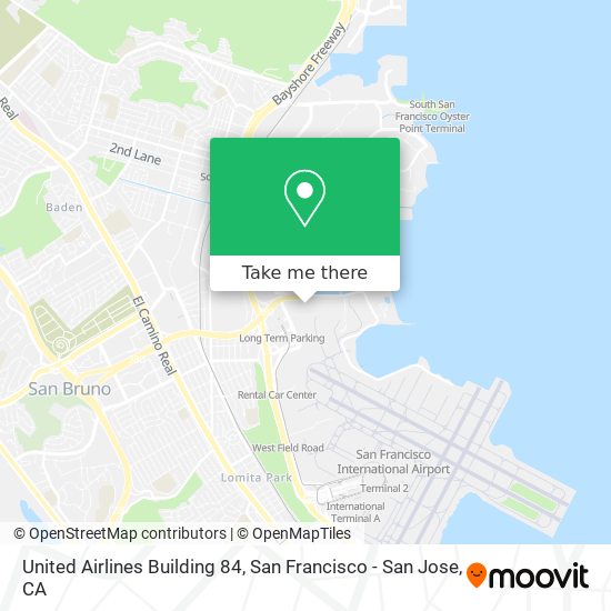 Mapa de United Airlines Building 84