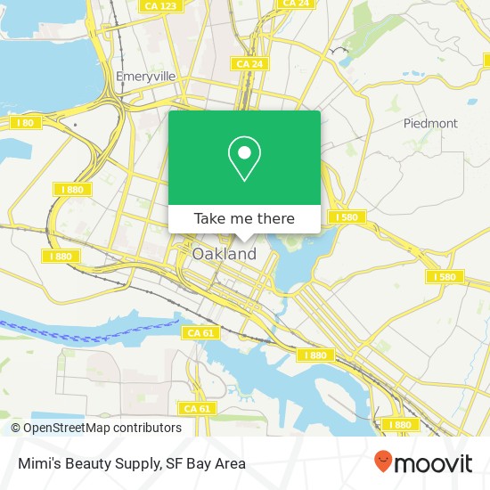 Mimi's Beauty Supply map