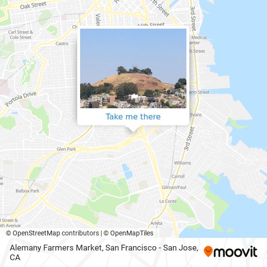 Alemany Farmers Market map