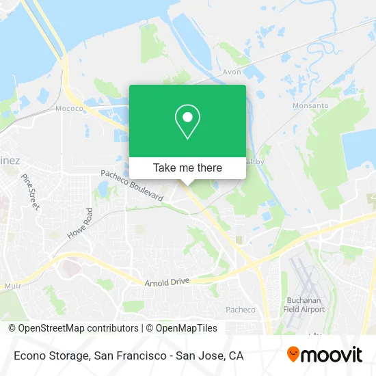 Econo Storage map