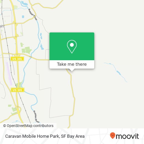 Mapa de Caravan Mobile Home Park