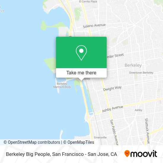 Berkeley Big People map