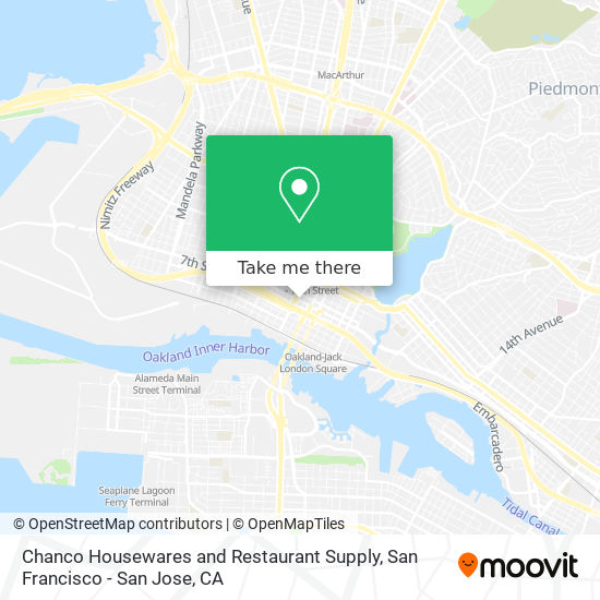 Mapa de Chanco Housewares and Restaurant Supply