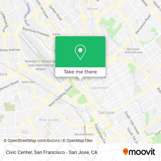 Civic Center map