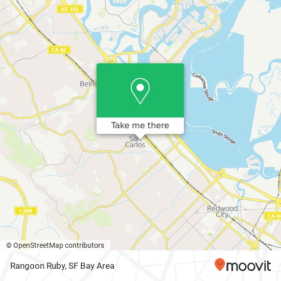 Rangoon Ruby map