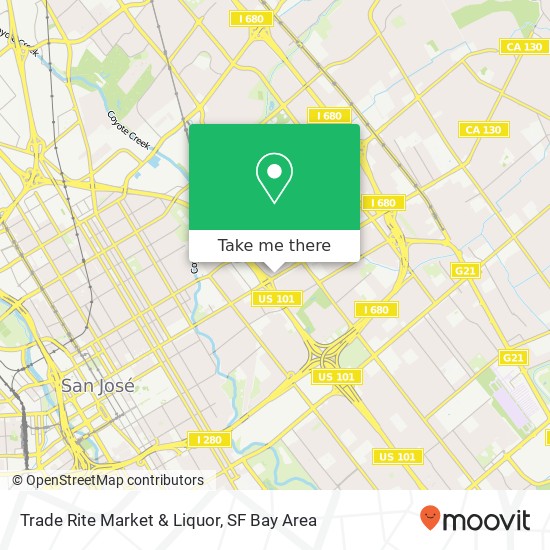 Trade Rite Market & Liquor map