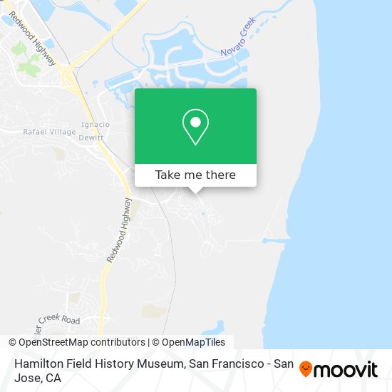Hamilton Field History Museum map