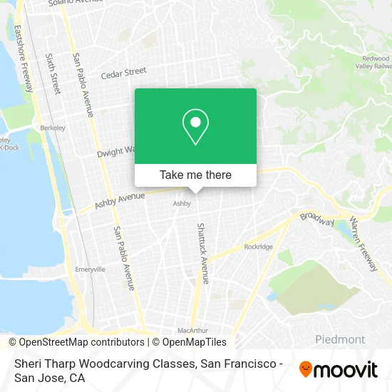 Sheri Tharp Woodcarving Classes map