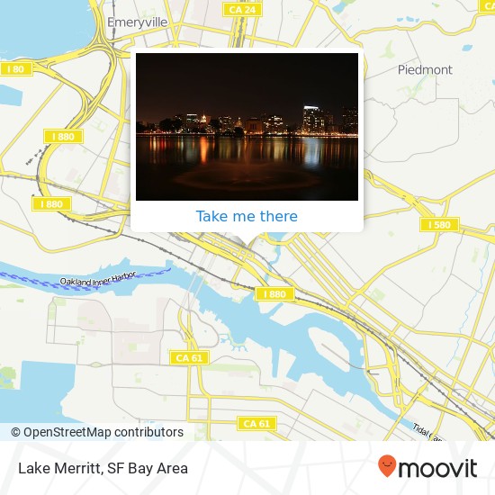 Lake Merritt map