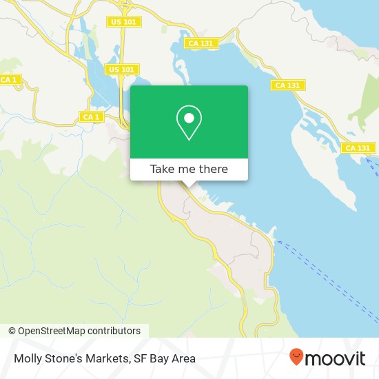 Mapa de Molly Stone's Markets