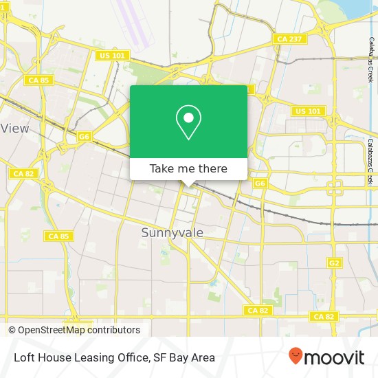 Mapa de Loft House Leasing Office