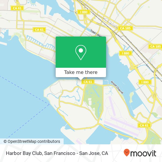 Harbor Bay Club map