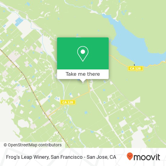 Frog's Leap Winery map