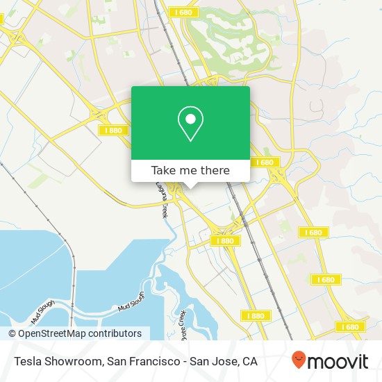 Tesla Showroom map