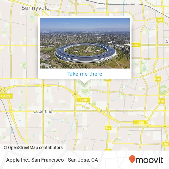 Apple Inc. map