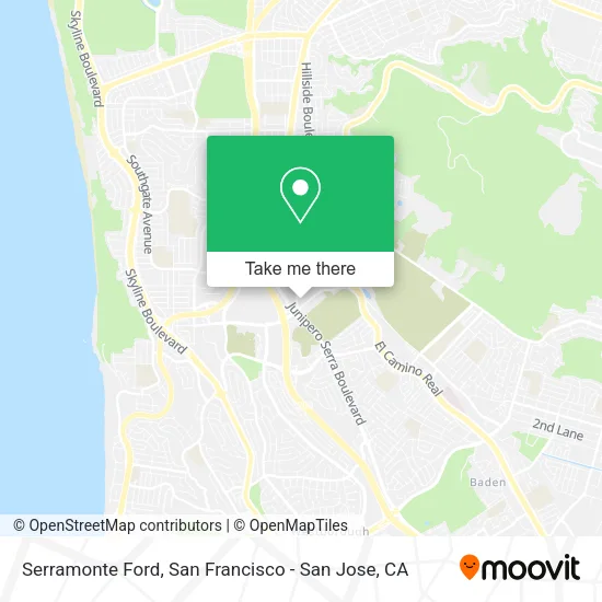 Mapa de Serramonte Ford