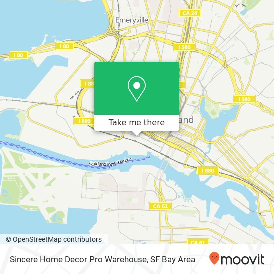 Mapa de Sincere Home Decor Pro Warehouse