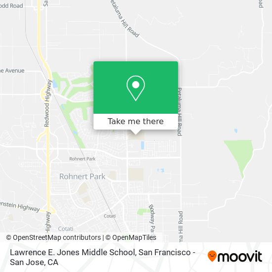 Mapa de Lawrence E. Jones Middle School