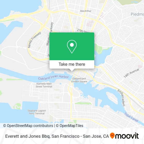 Mapa de Everett and Jones Bbq