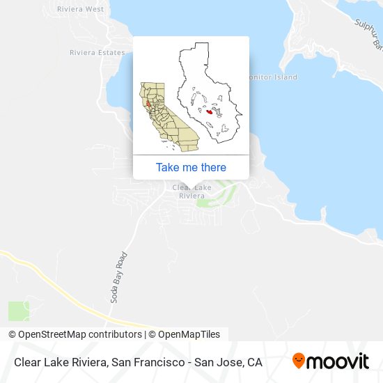 Mapa de Clear Lake Riviera