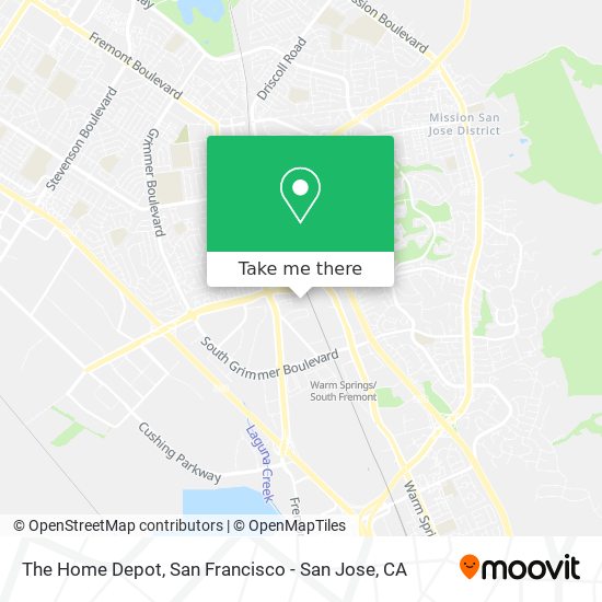 The Home Depot map