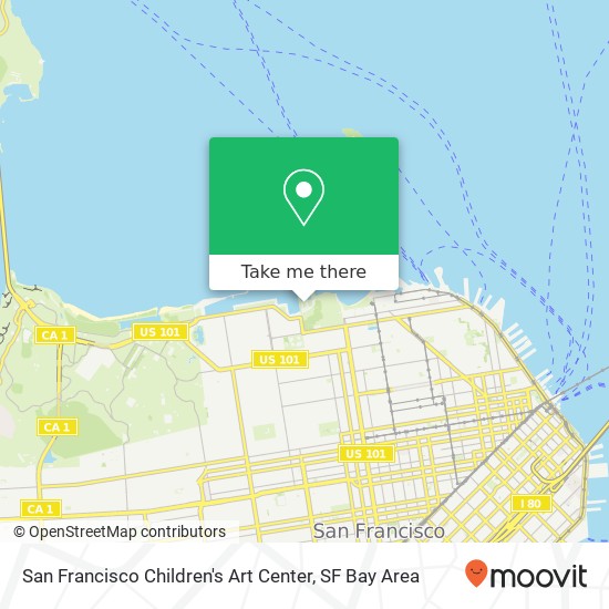 San Francisco Children's Art Center map