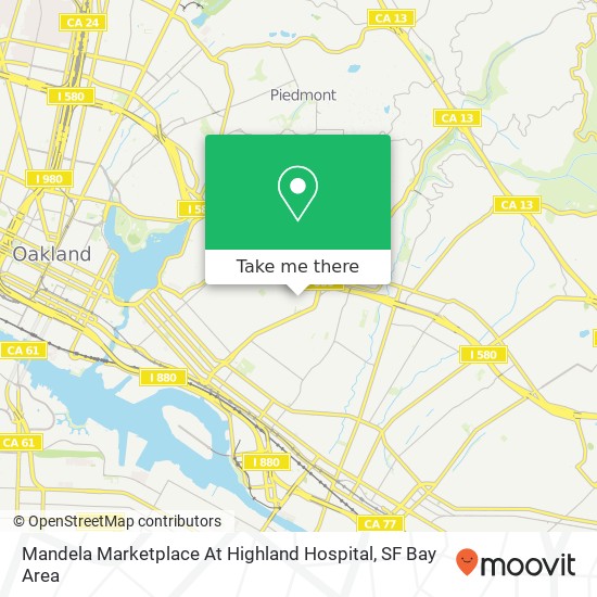 Mandela Marketplace At Highland Hospital map