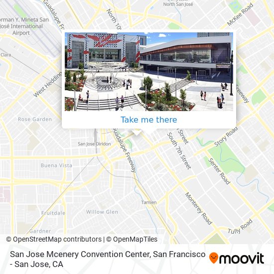 San Jose Mcenery Convention Center map