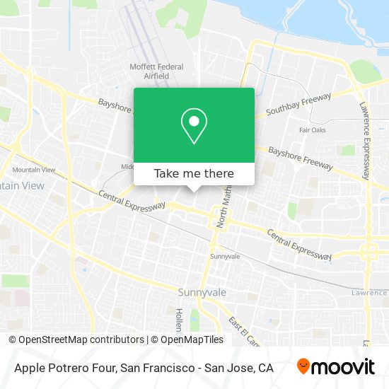 Apple Potrero Four map