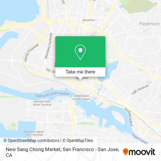 New Sang Chong Market map