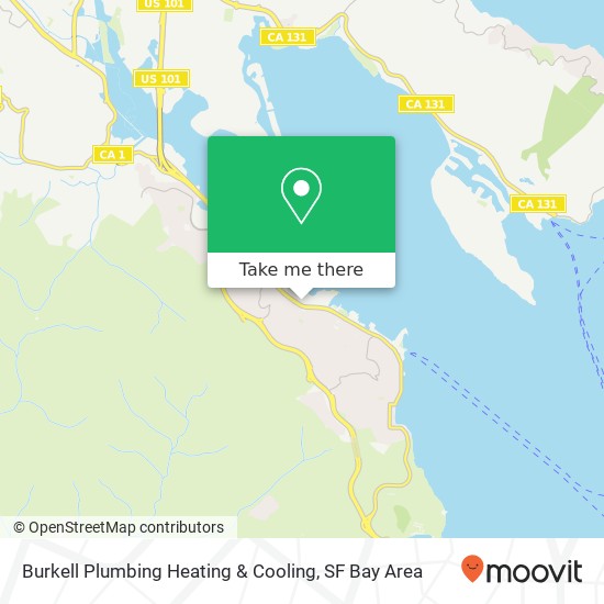 Burkell Plumbing Heating & Cooling map