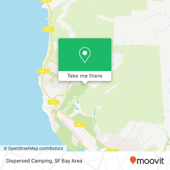 Dispersed Camping map