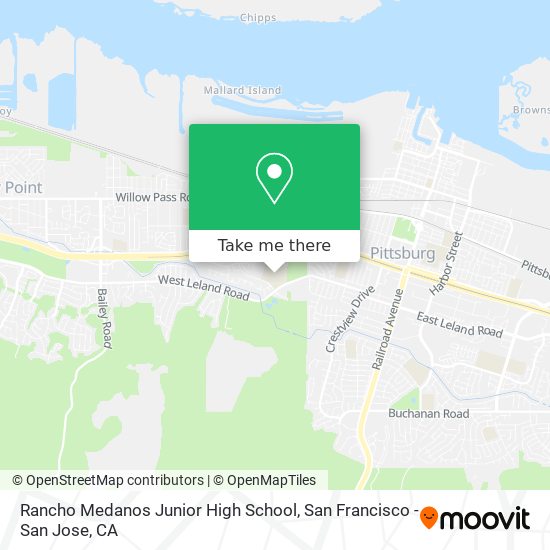 Rancho Medanos Junior High School map