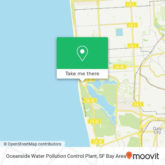 Mapa de Oceanside Water Pollution Control Plant